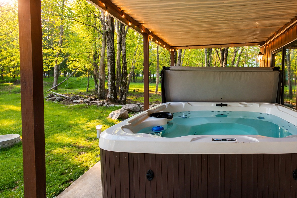 After a day filled with adventures, unwind and rejuvenate in the hot tub