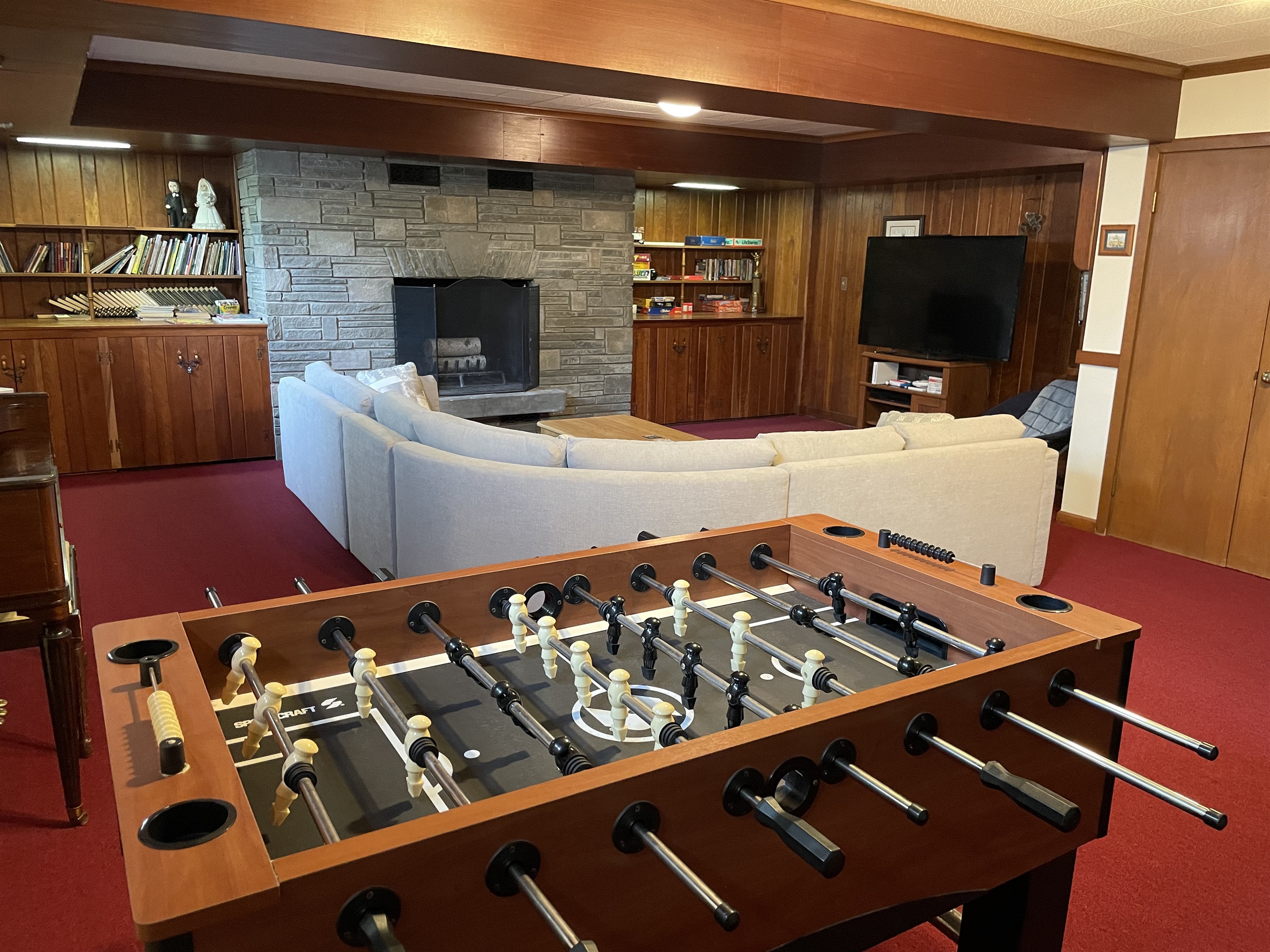 Lower level game room