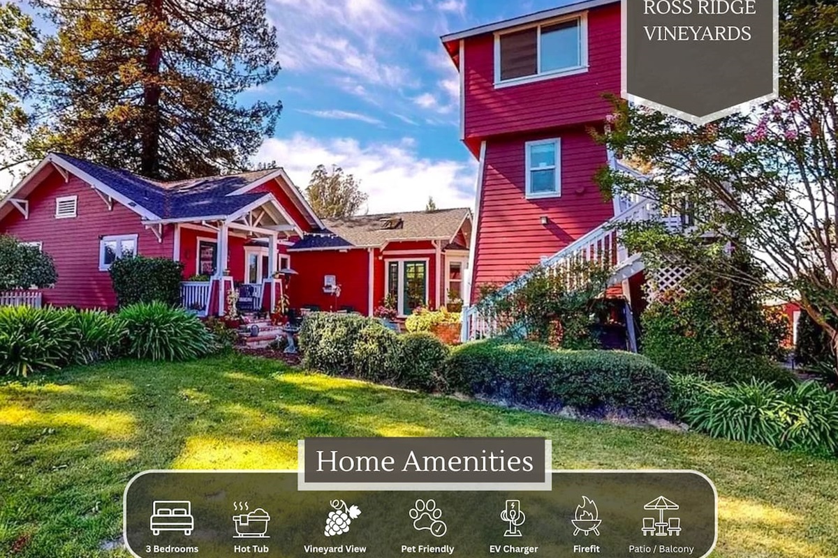 Centrally located with designer features and a view lounge over the vineyards, you will have a very memorable stay in wine country!