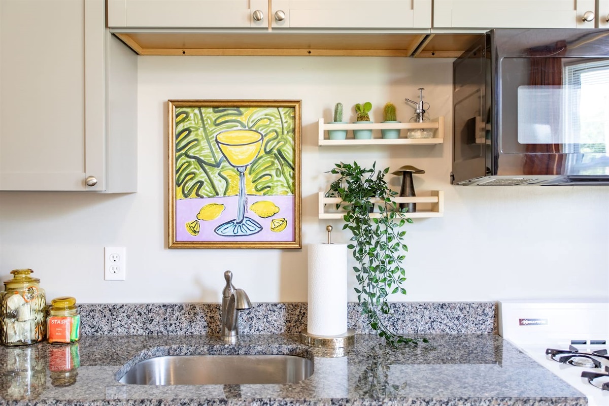 Clean and Cozy Kitchen Sink