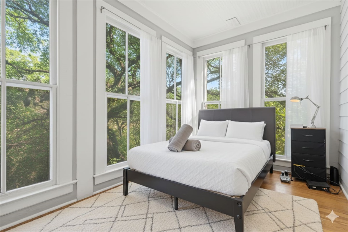 comfy bed for a deep sleep after a beautiful and busy day out... 