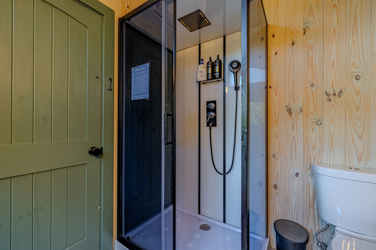 We provide complimentary shampoo, conditioner, and body wash.