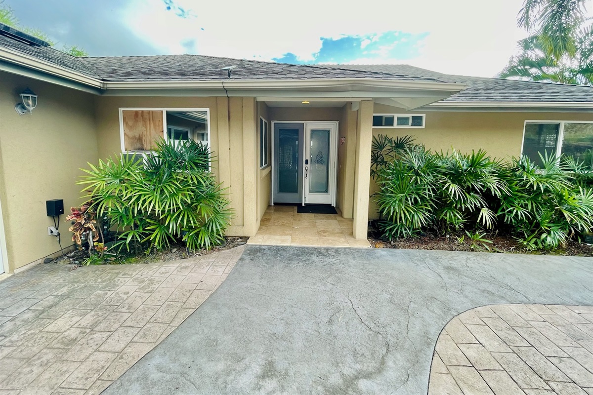 Front entrance