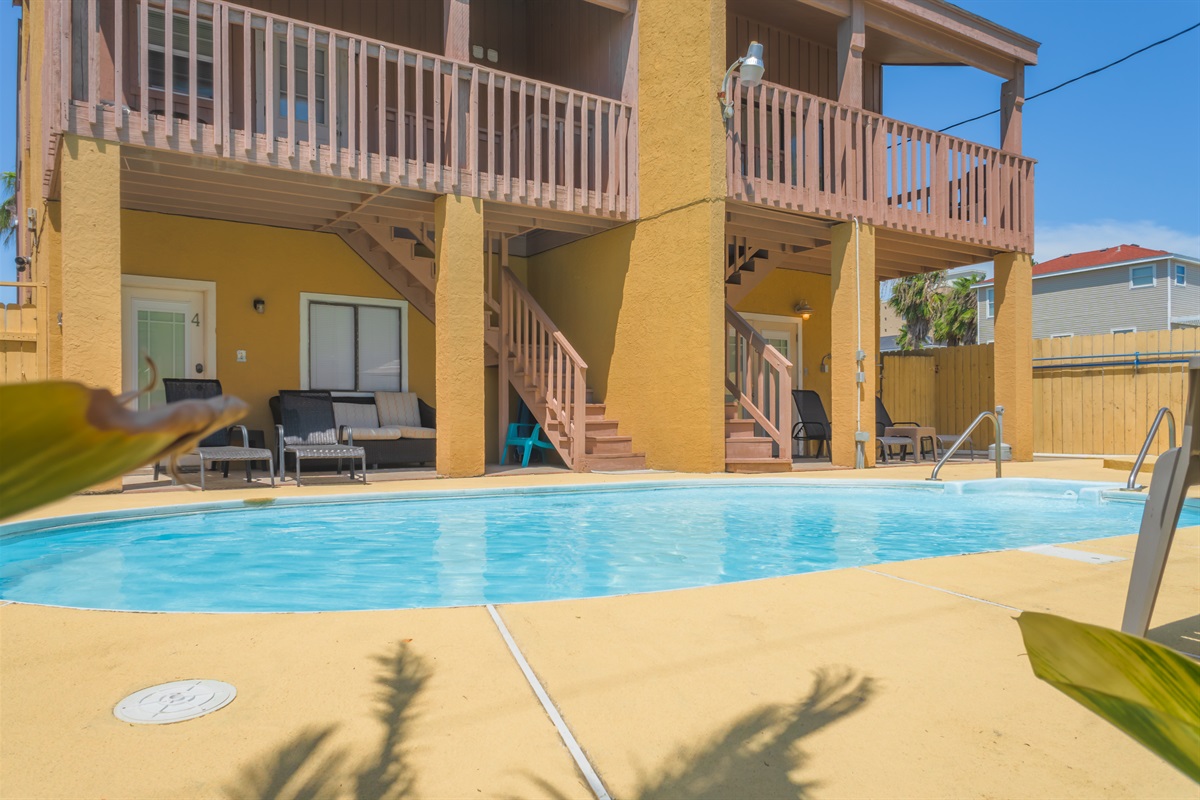 Pool and patio area