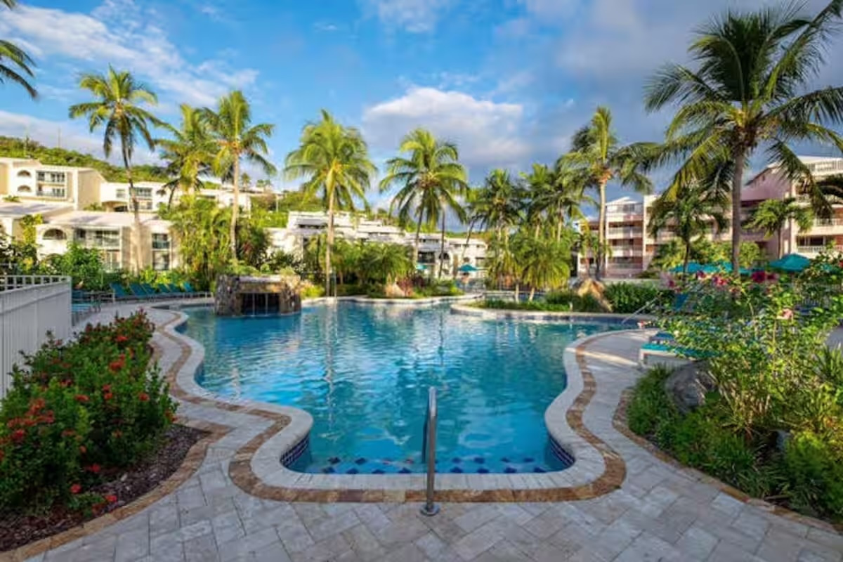 Take a refreshing dip in the community pool just steps from the beach.