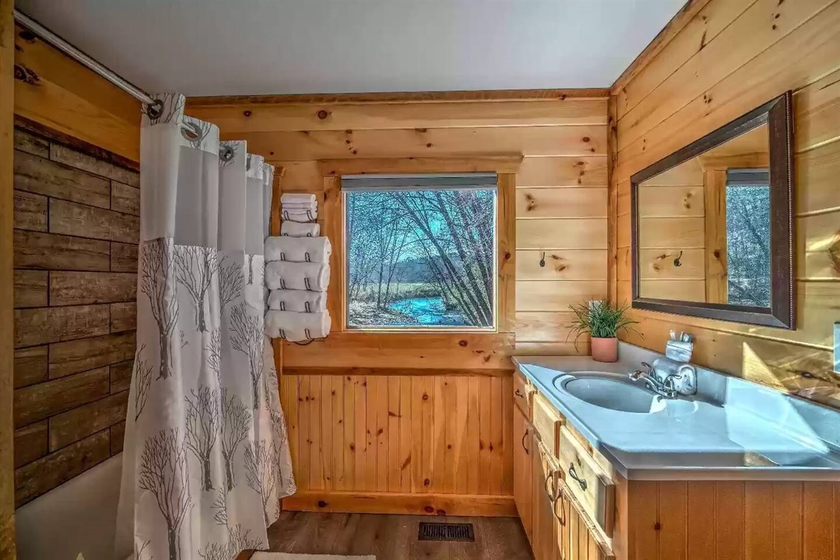 Master Bath with Washer/Dryer