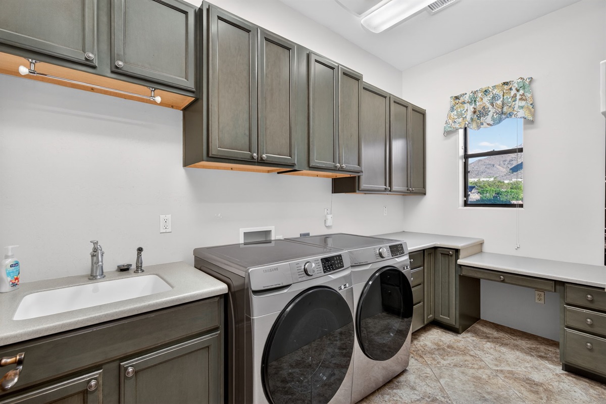 First Floor In-Unit Laundry.
