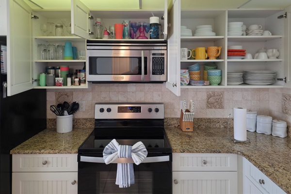 Your home away from home has more dishes than your actual home.