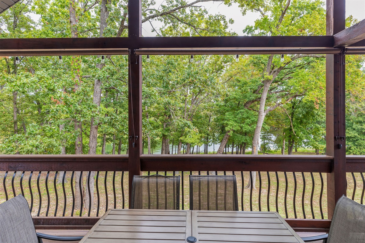 View off the back deck