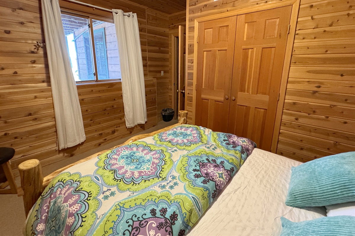 Bedroom #3 with Queen bed on lower level