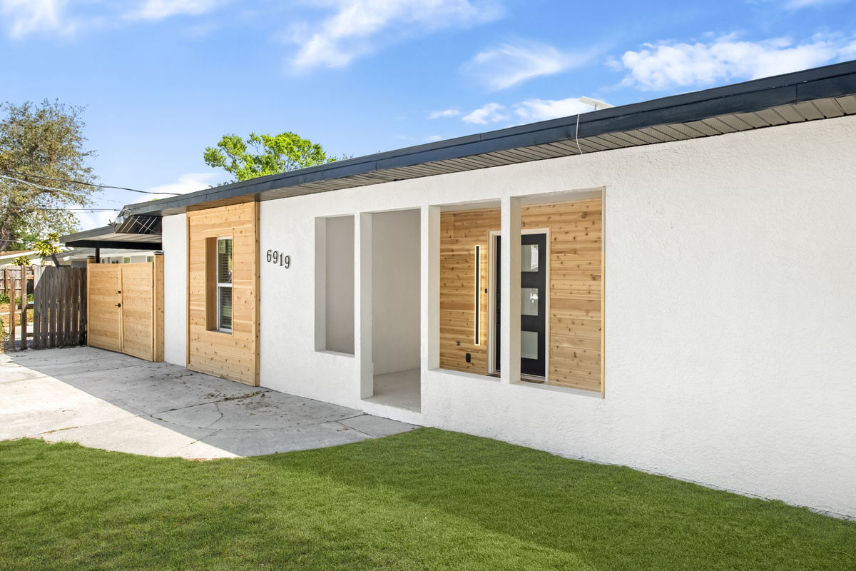Newly remodeled retro modern home.