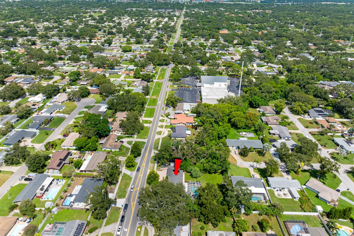 Aerial View of the Neighborhood