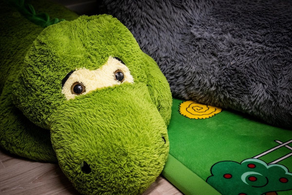Kids playroom with 32-inch Smart TV and fun toys/games for the little ones!