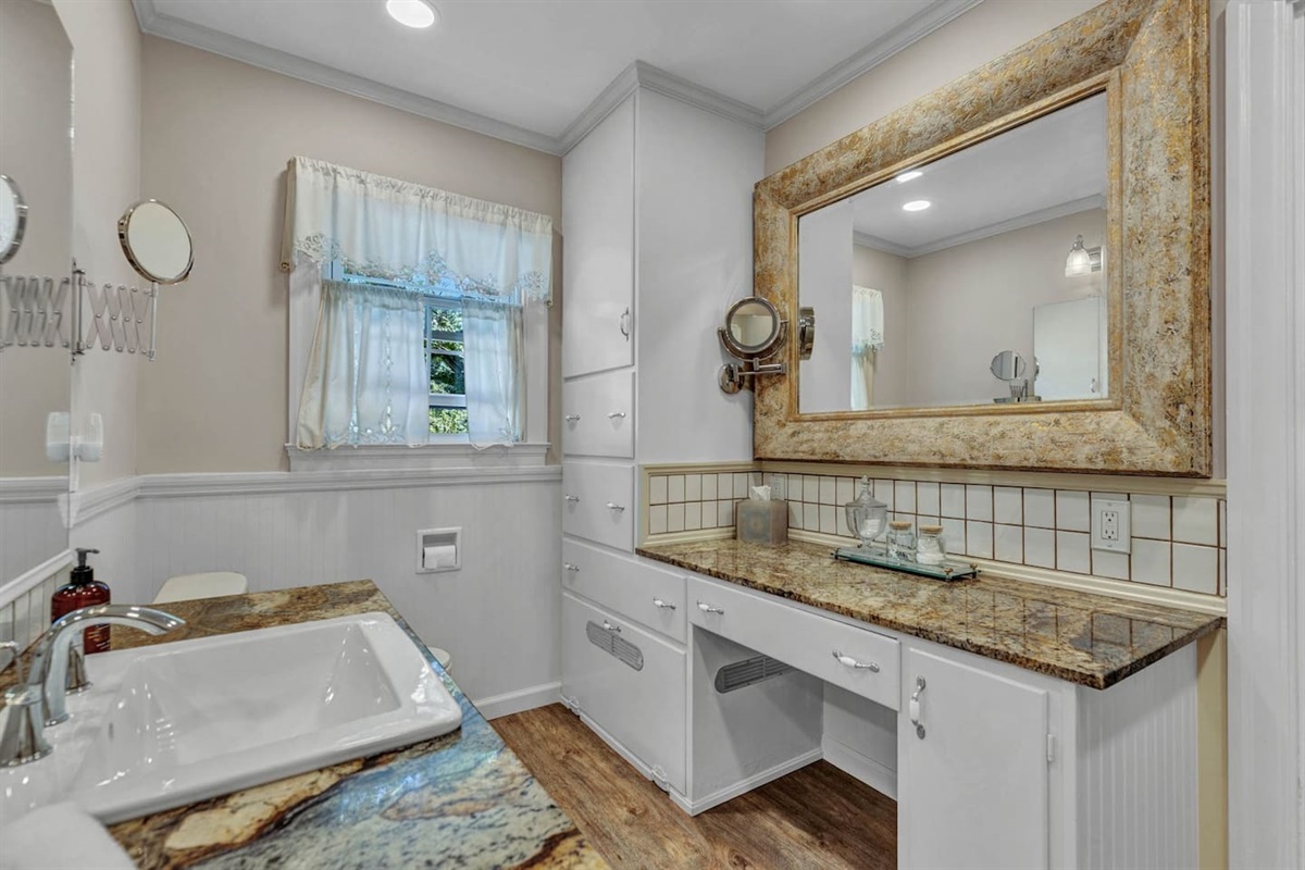 Bathroom on first floor.