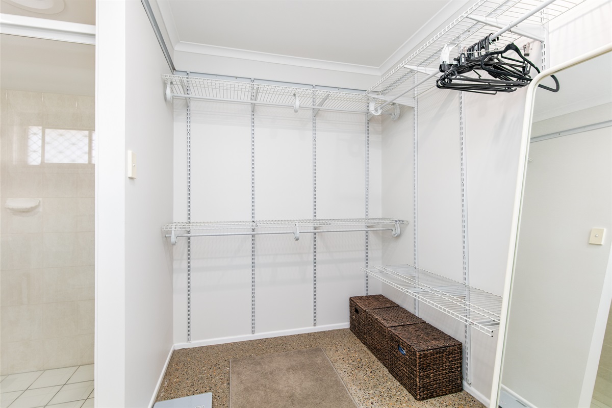 Walk in robe - bedroom 1
