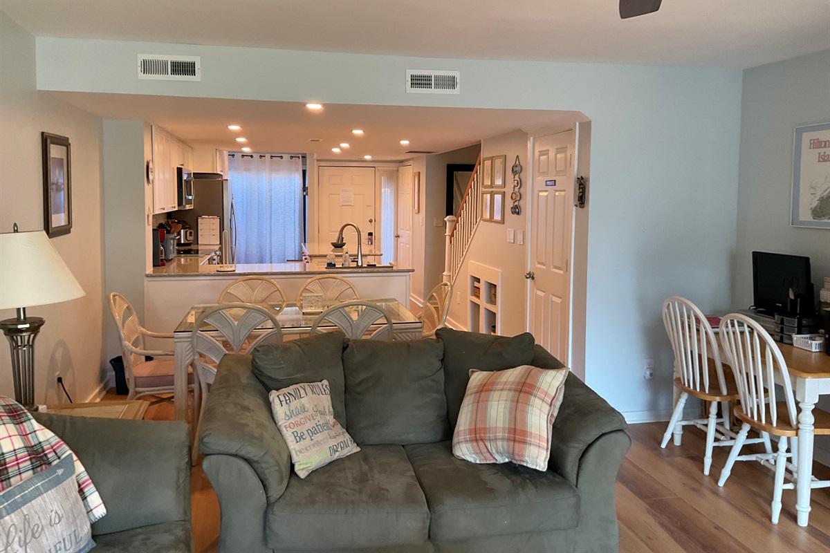 Totally open floor plan