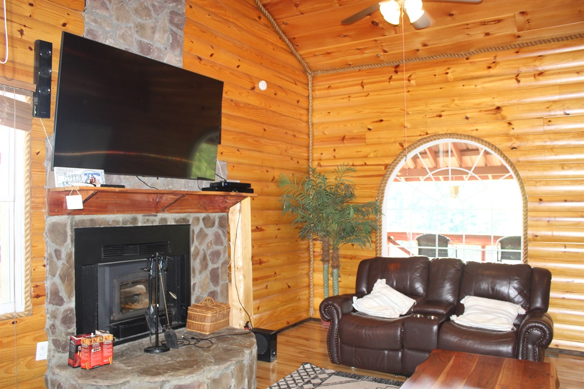 Large TV option in the main living room 