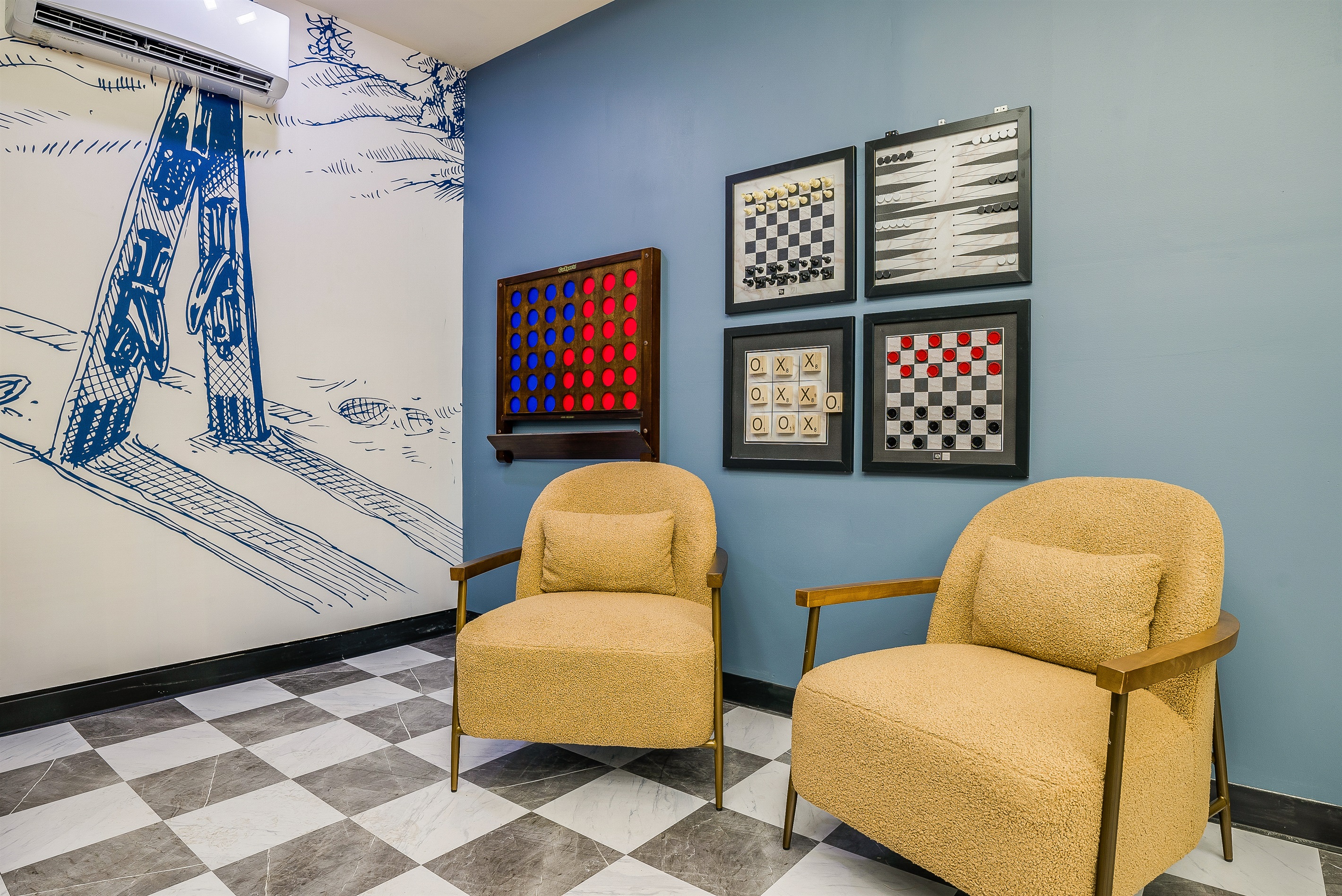 All-in-one game board for hours of family entertainment