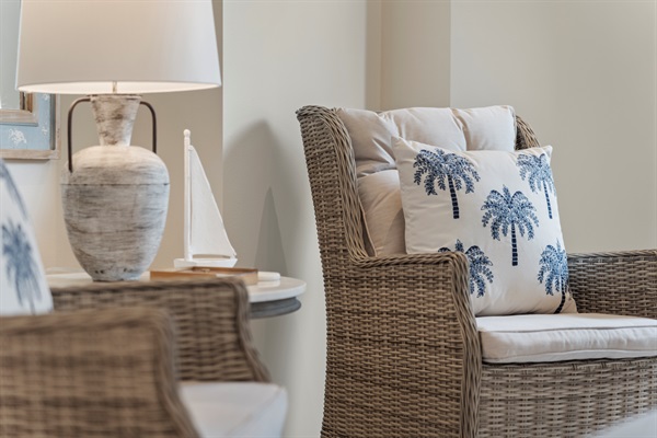 Enjoy the beach - boho vide in the living room