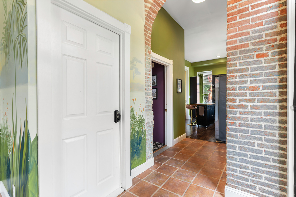 Historic brick, original character and unexpected details connect every room.