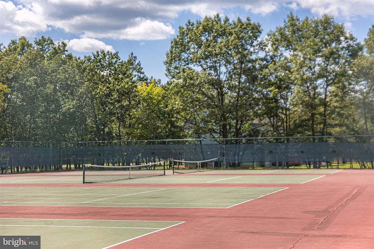 Tennis courts — swing into fresh mountain air.