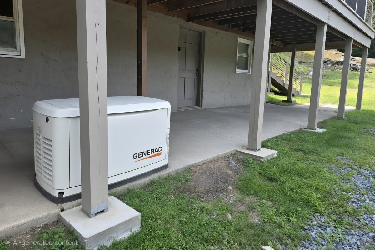 Whole house generator, we've got you covered!