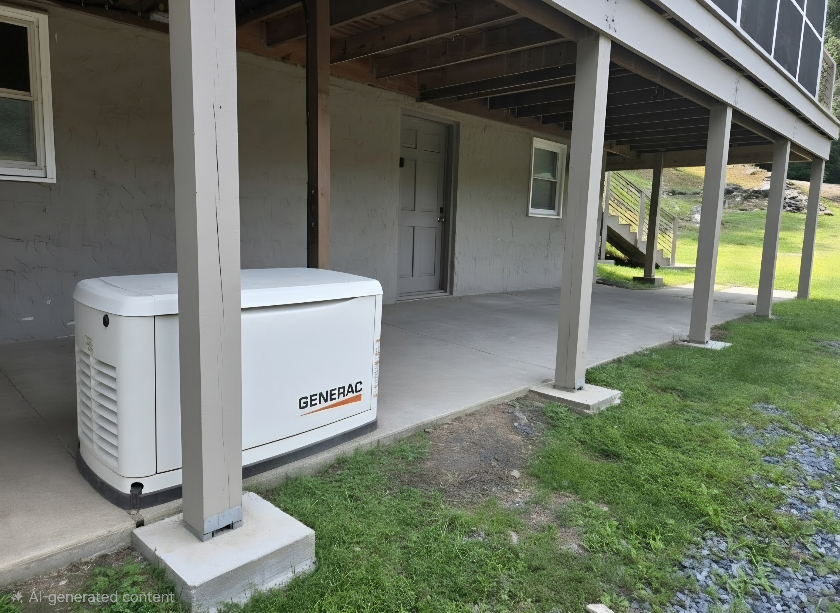 Whole house generator, we've got you covered!