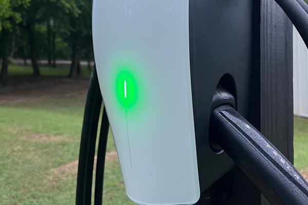 Free Tesla Universal EV charger for our overnight guests