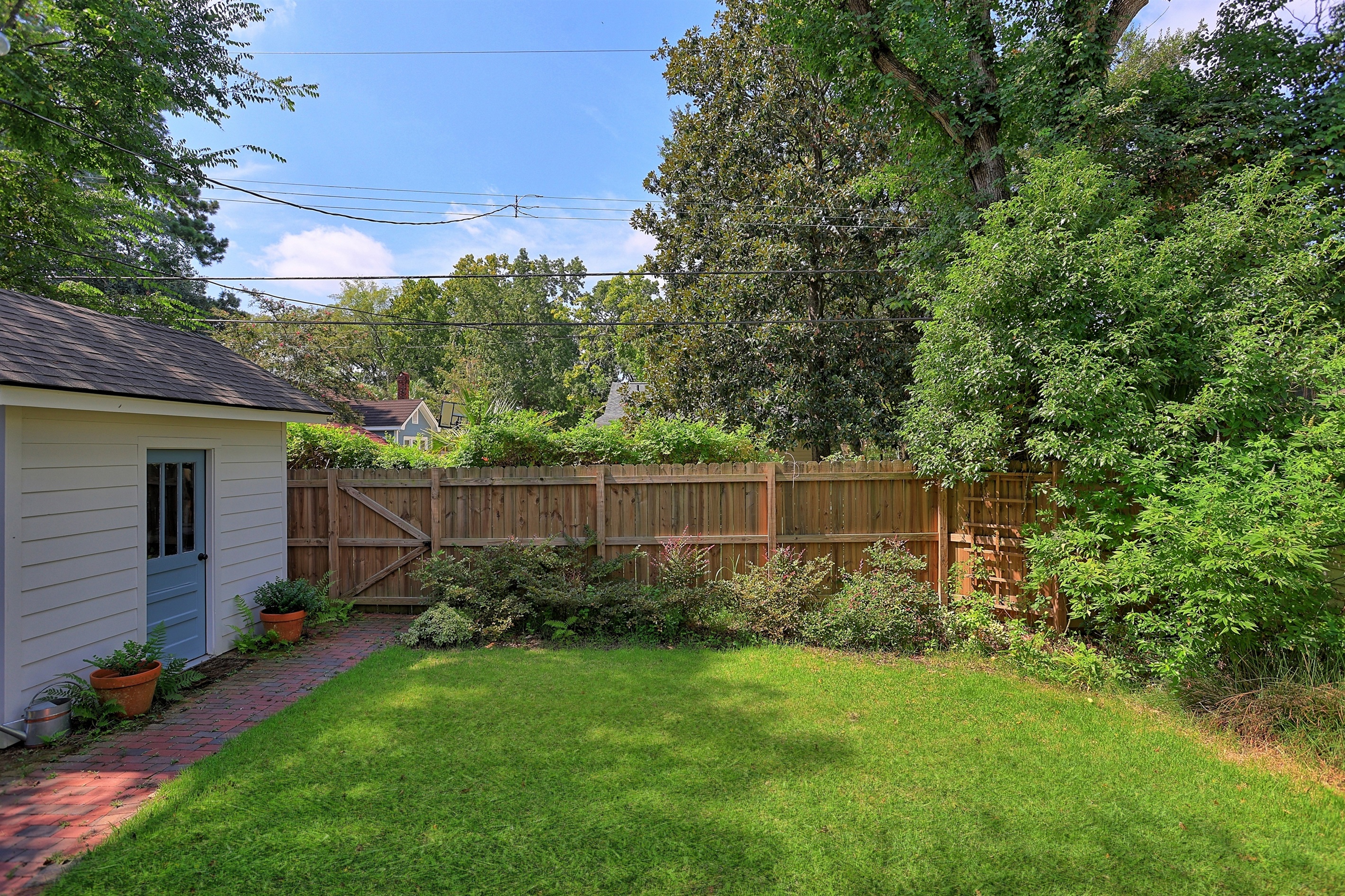 Let your furry friends roam safely in this secure and inviting outdoor space.