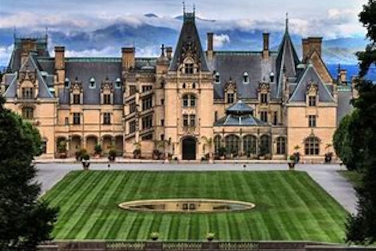The iconic Biltmore Home located in Asheville, NC