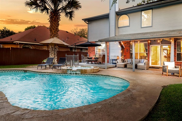 Family Fun Heated Pool Slide