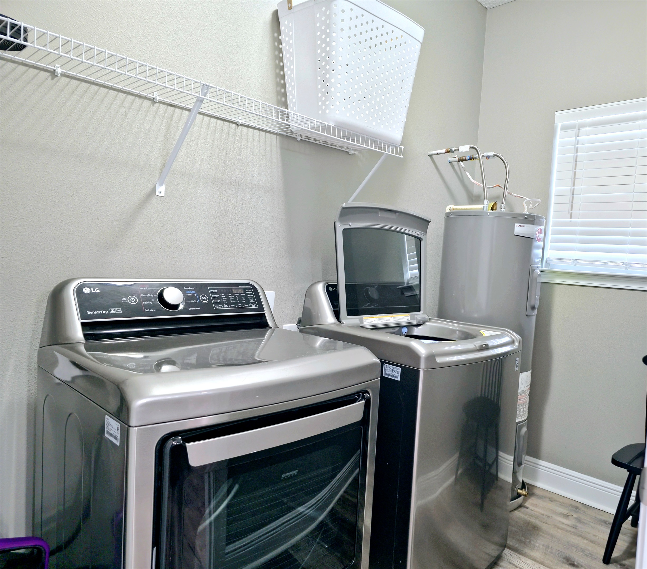 Full size washer and dryer
