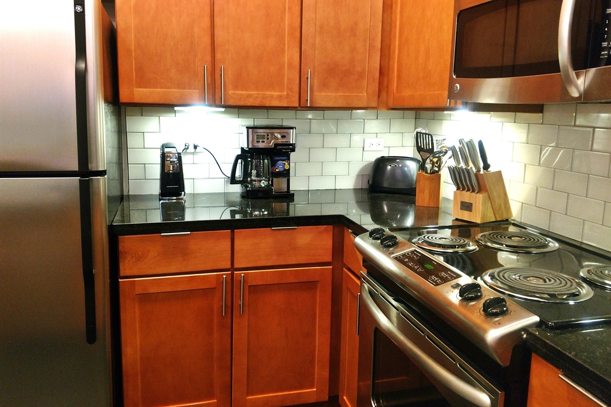 Fully appointed kitchen