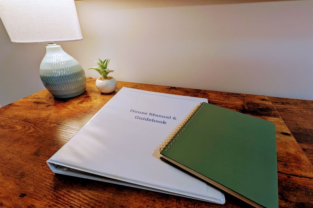 Close-up of writing desk