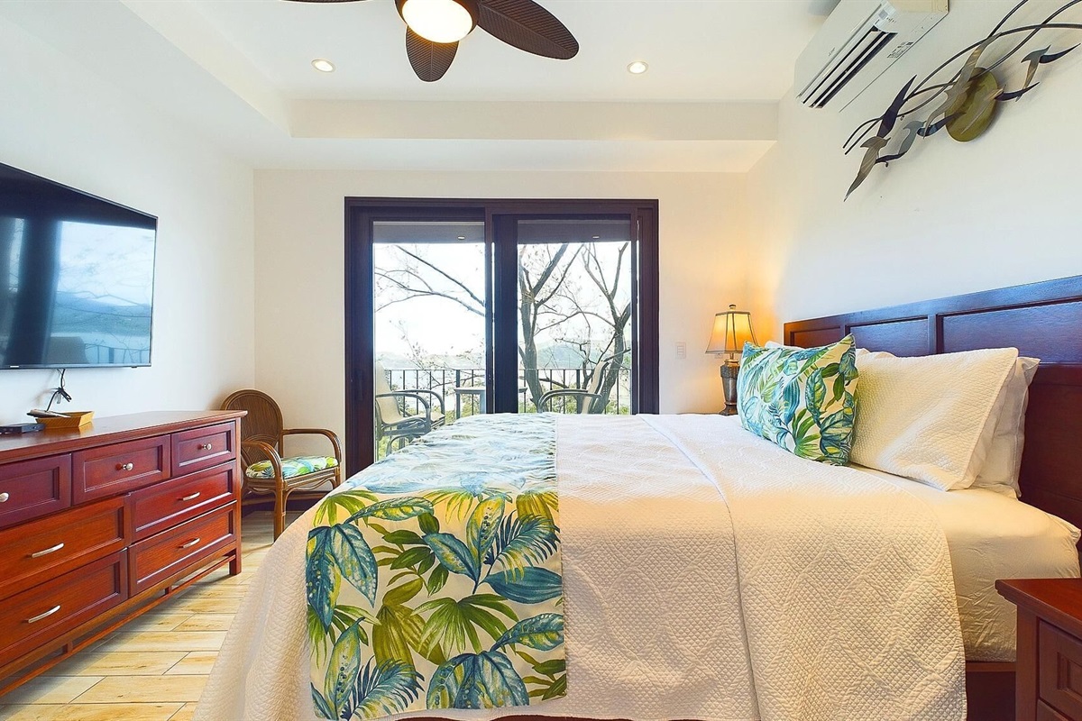 Bedroom with TV
