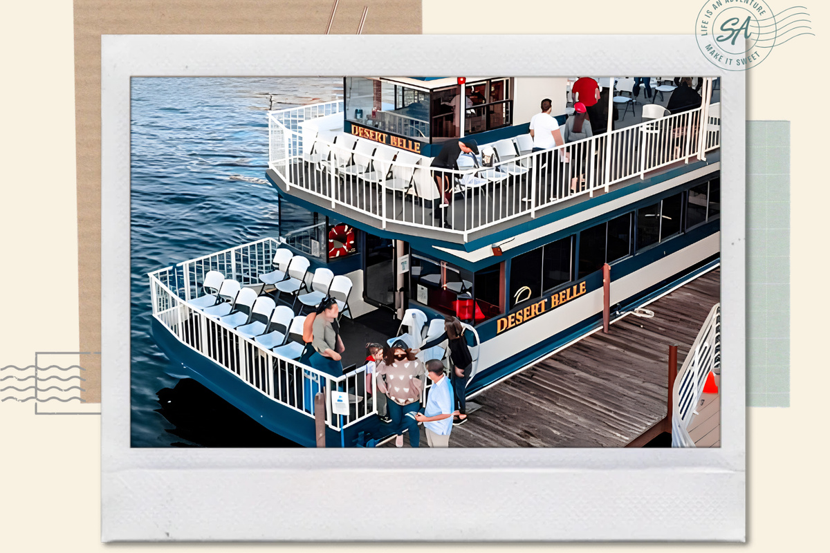 Desert Belle Cruise

Cruise Saguaro Lake on a relaxing, narrated boat tour
surrounded by towering desert canyon walls

The house is just 40 minutes away from the attraction.