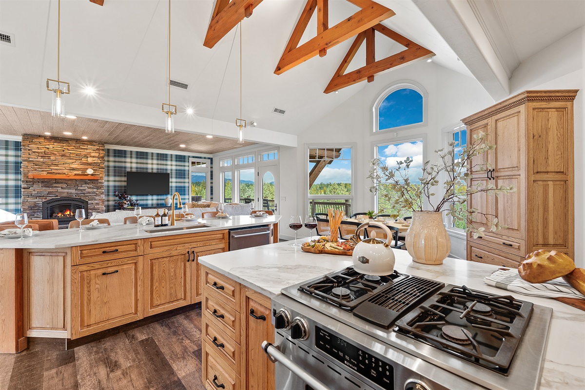 High ceilings, and space to breathe.