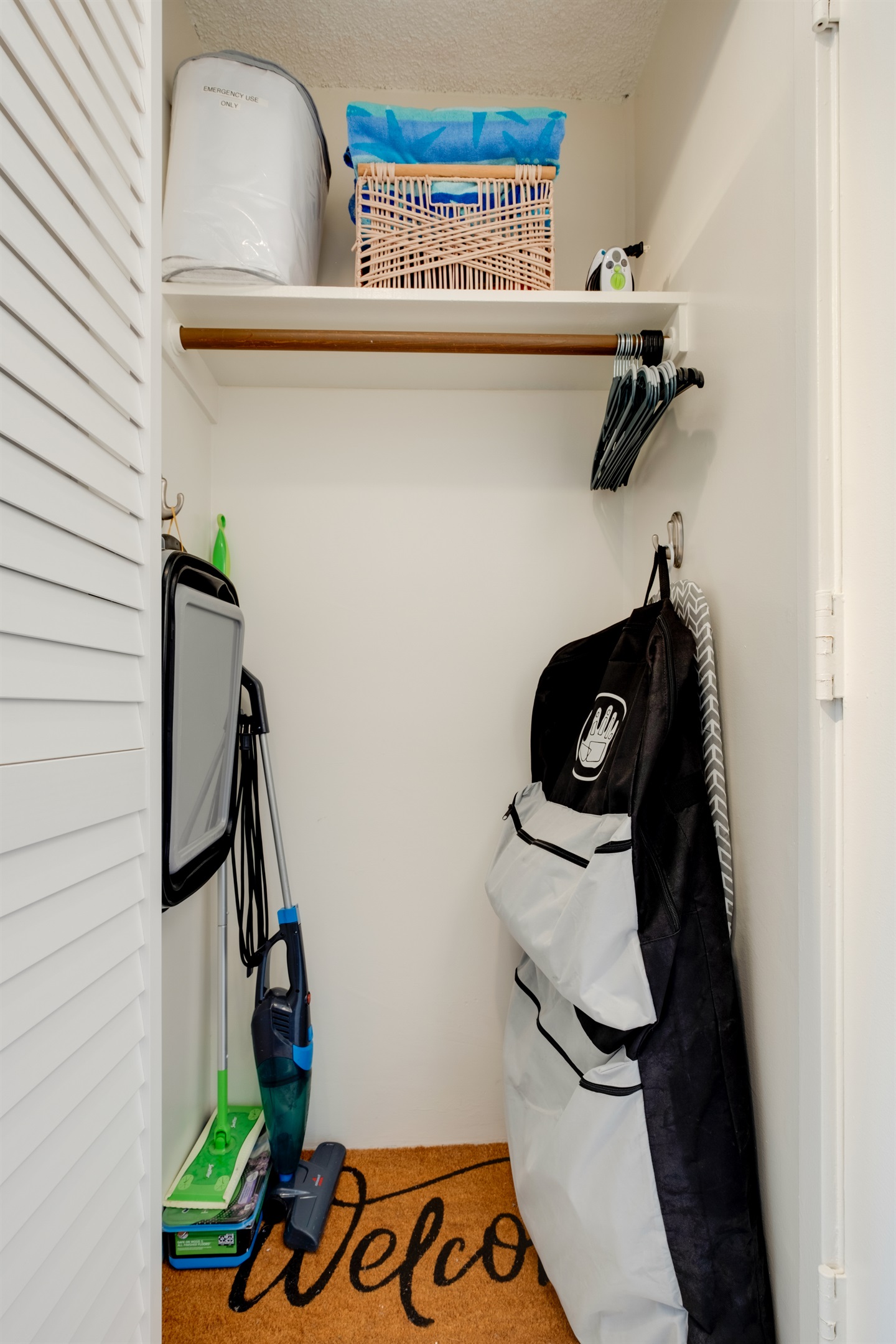 Conveniently organized and ready for your stay — this Waikīkī suite includes thoughtful storage, hangers, and beach gear to make your island adventures effortless and enjoyable.