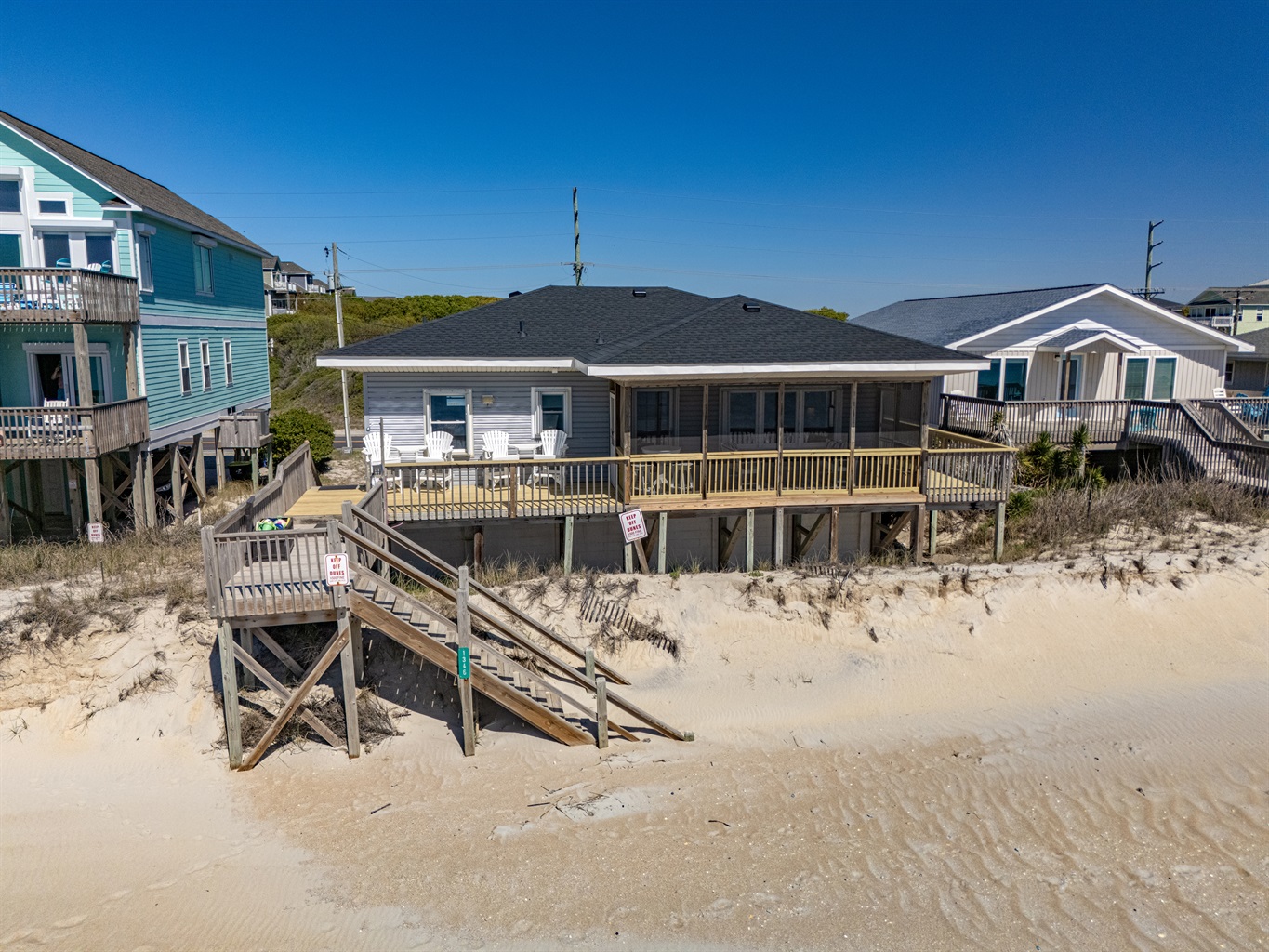 View of back of house