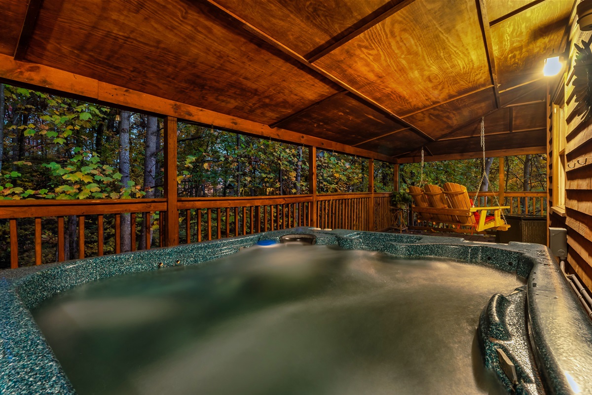 A soothing soak anytime.