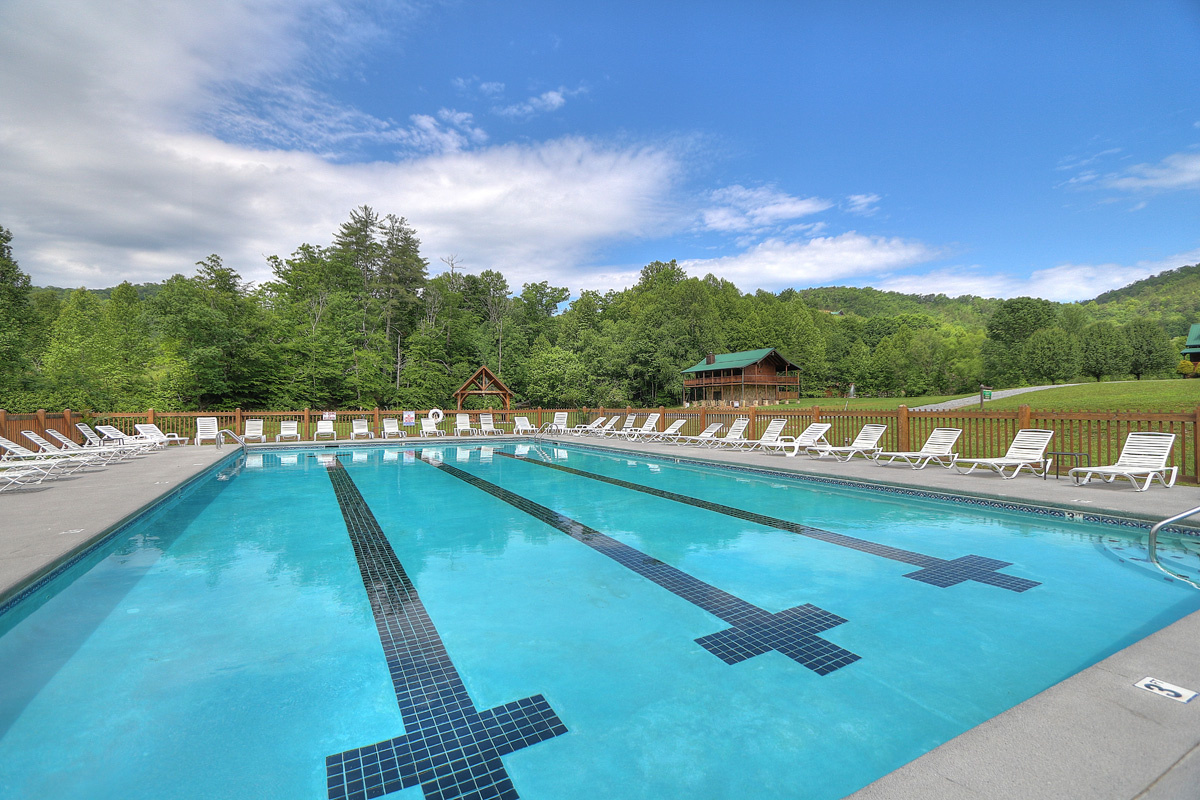 Seasonal community outdoor pool