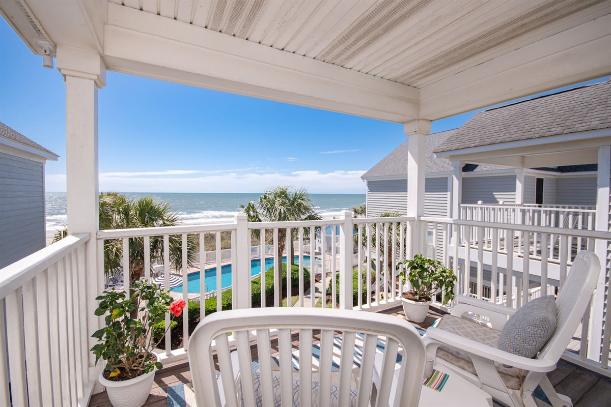 Master bedroom private balcony