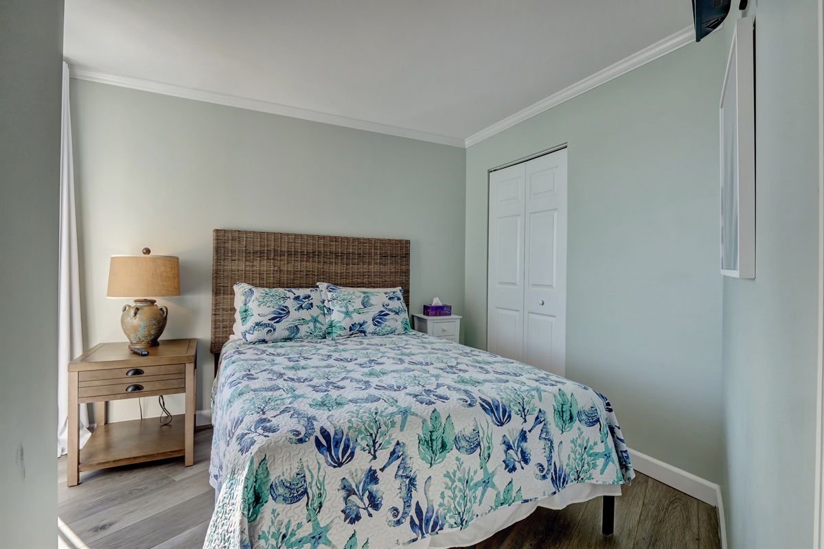 Bedroom 2 with queen sized bed