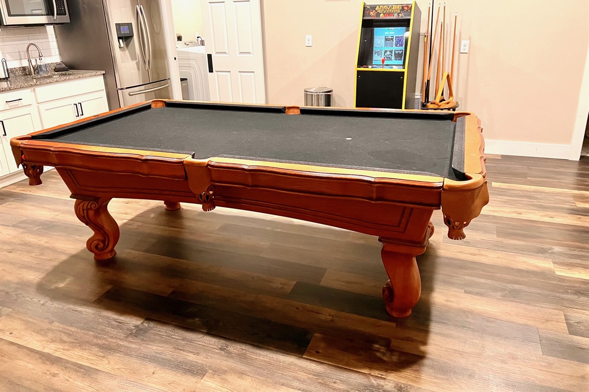 Pool table lower level