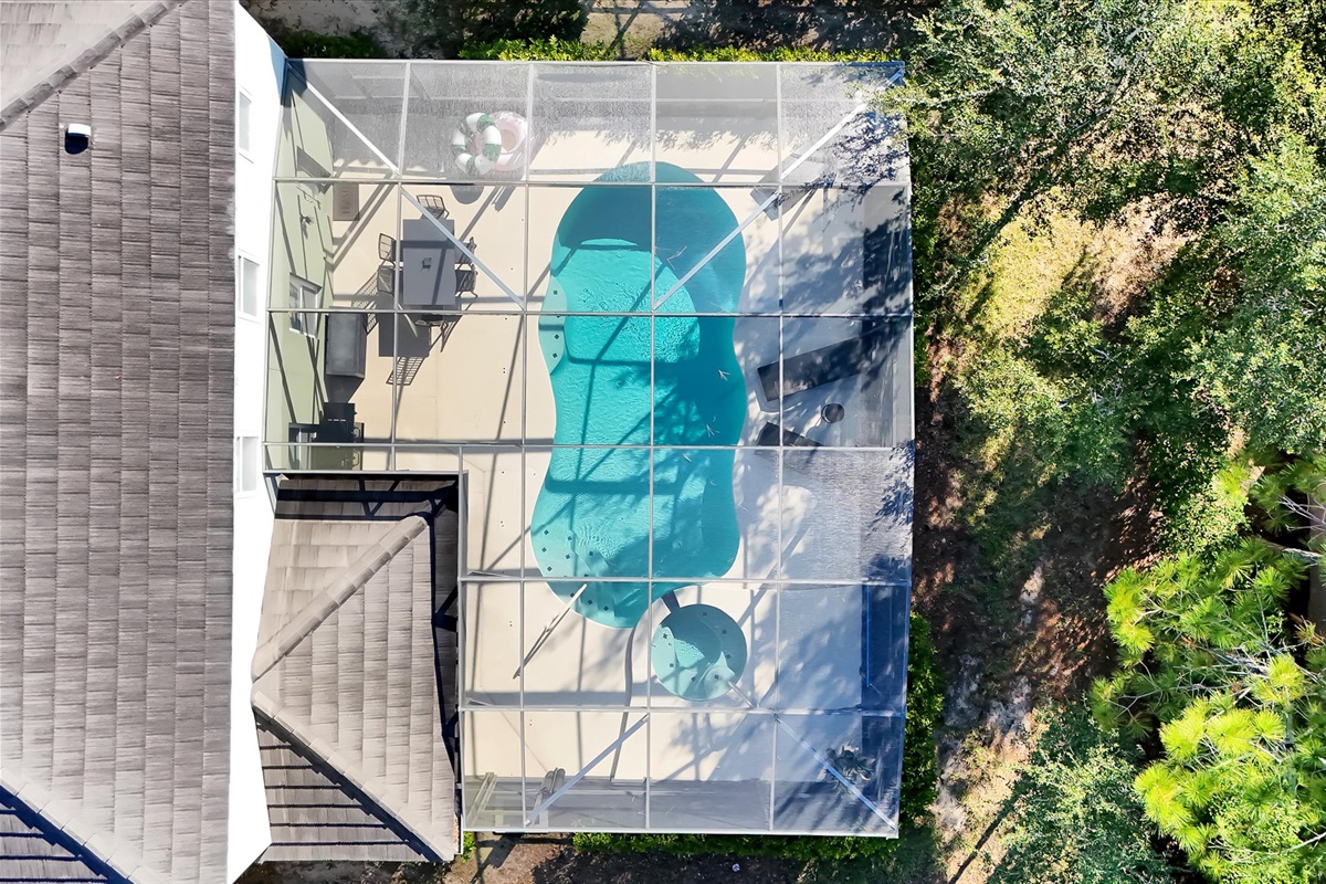 The pool is all yours for your vacation.