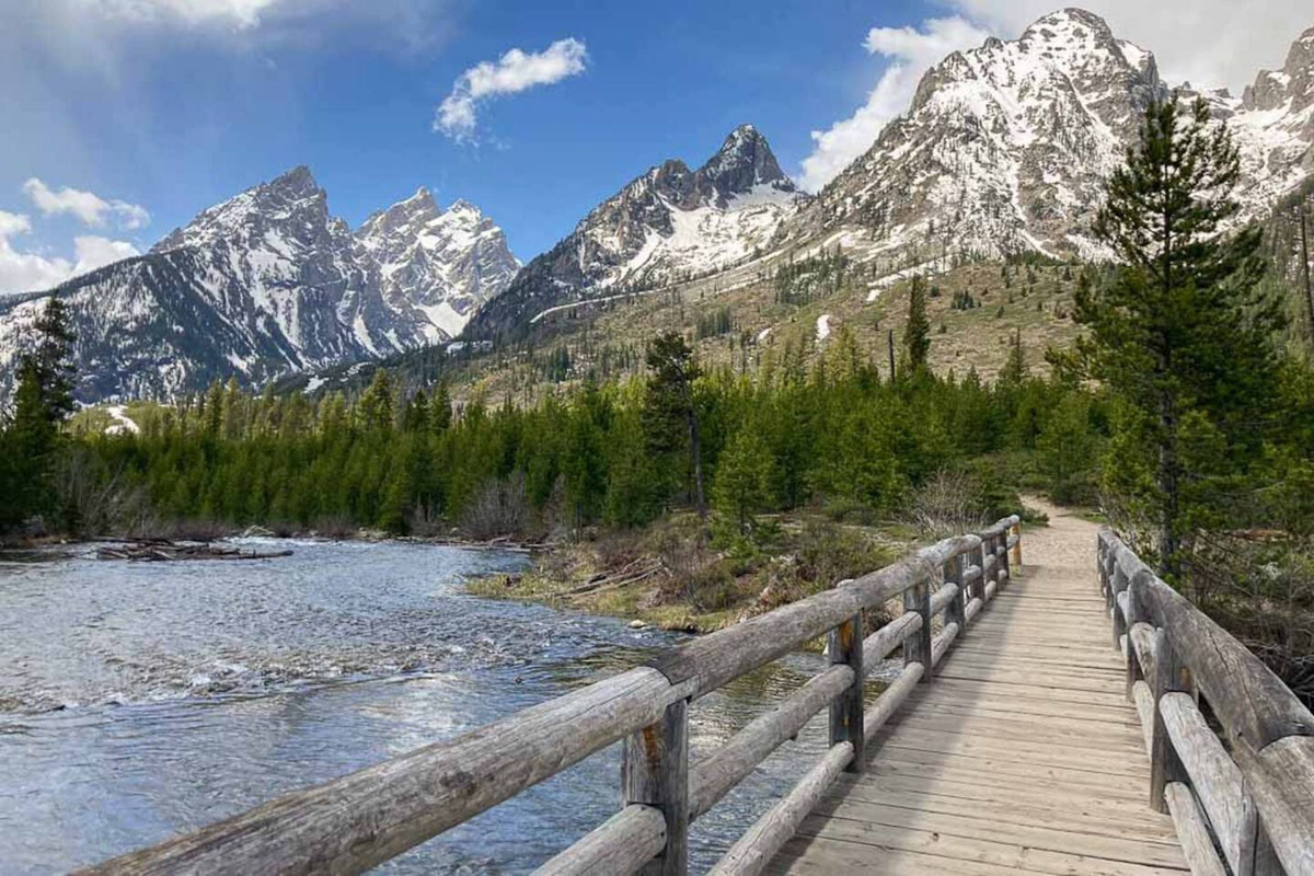 Explore the beauty of Grand Teton National Park—just about an hour away