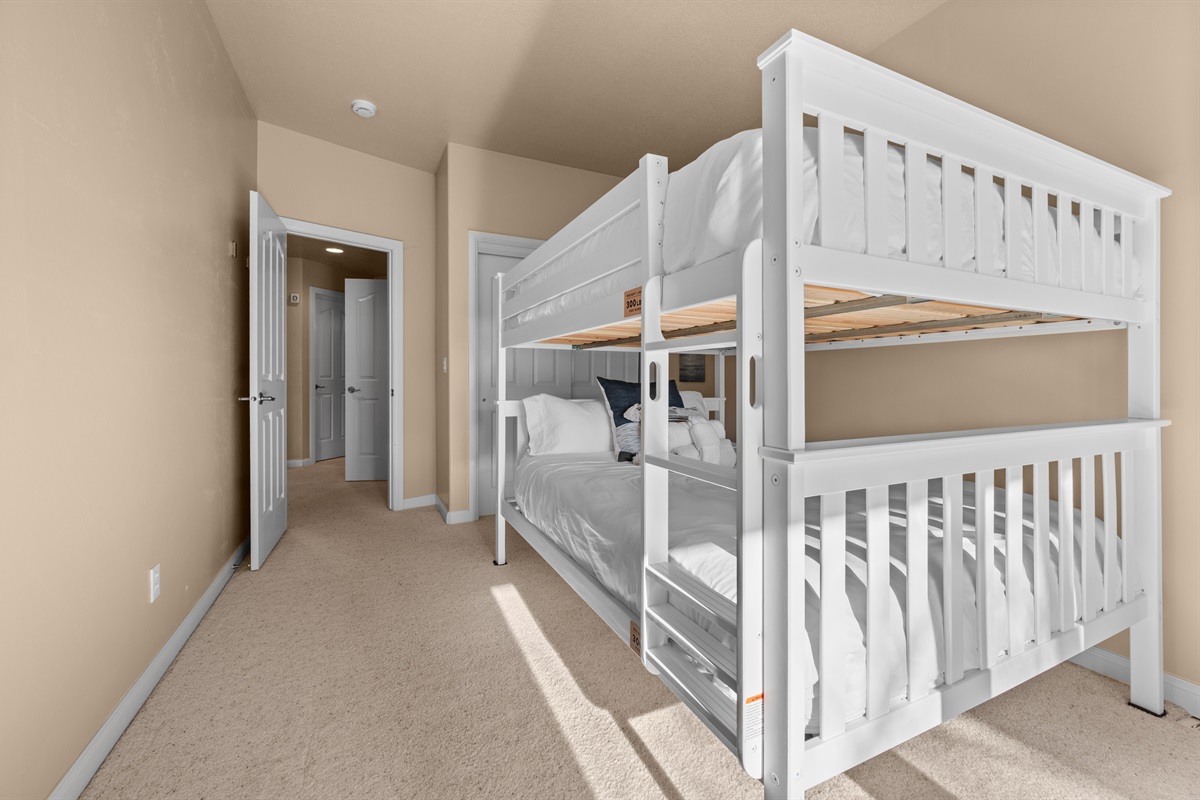 Flexible sleeping arrangements make this home ideal for larger families and group vacations.