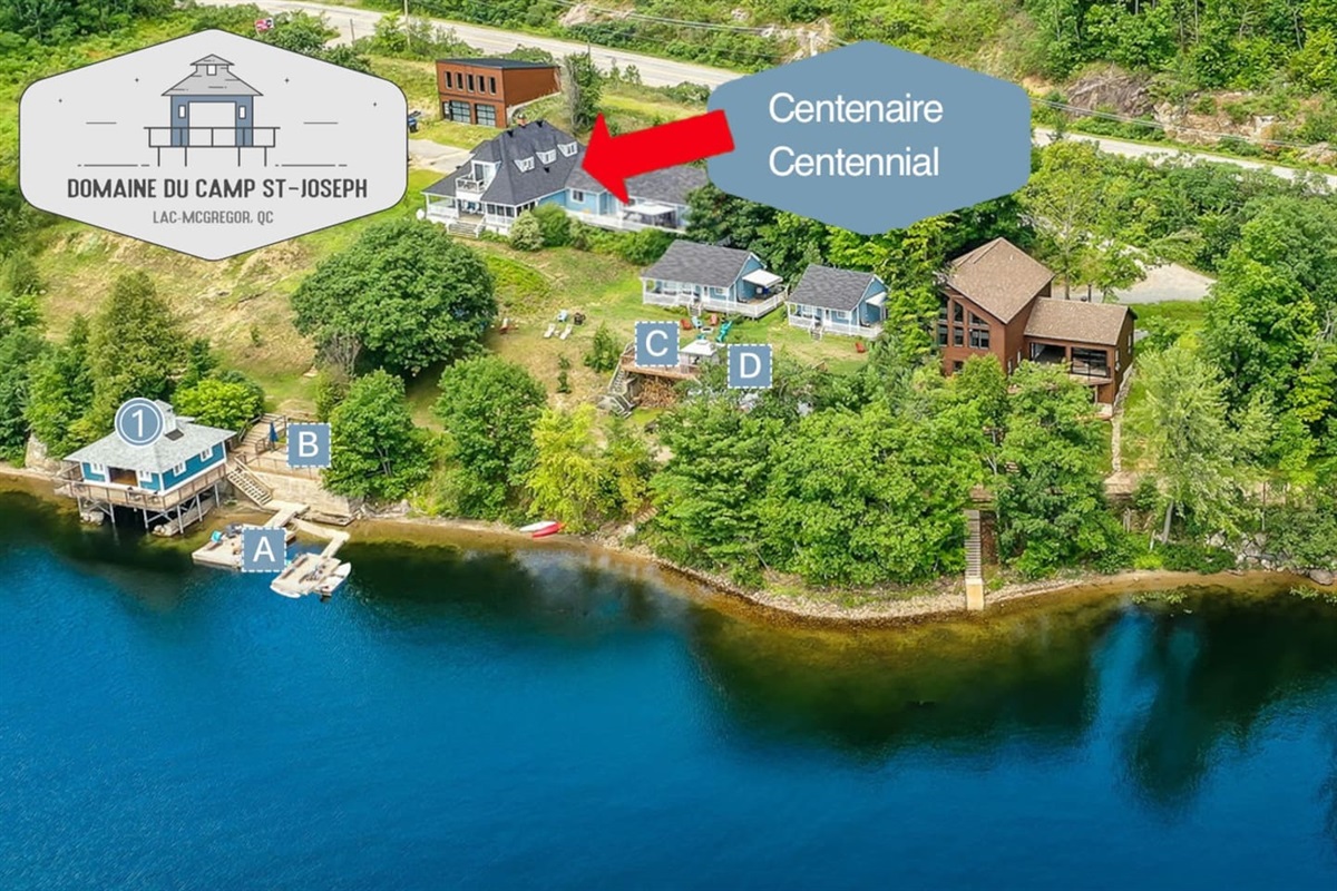Le Domaine from above