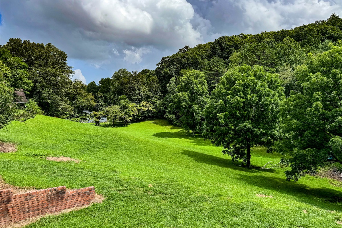 The rolling hills are peaceful and welcoming. Plenty of land and privacy for you to explore.