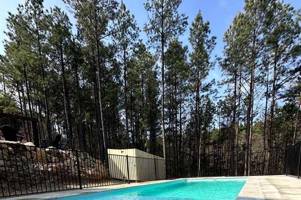 your private forest pool awaits — refresh, relax, and soak in the peaceful beauty of nature all around you.